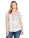 Lucky Brand Women's Plus-Size Embroidered Top