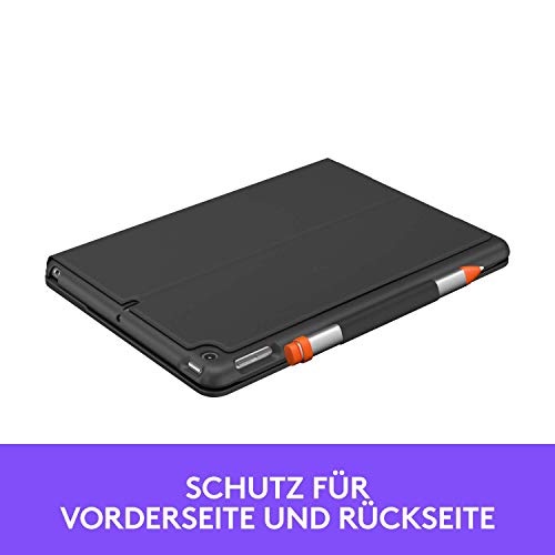 Logitech Slim Folio Hülle für iPad Air (3. Generation) mit Tastatur