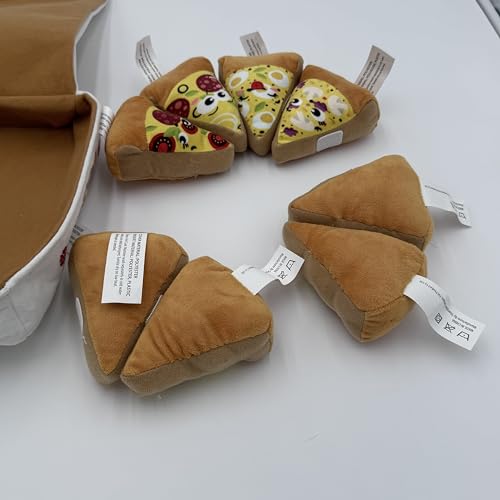 Juguete mordible para perros caja pizza 10 pulgadas miniatura 4