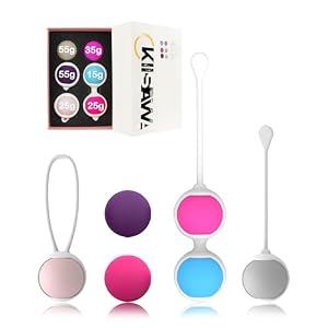 6PCS Pick Solid Gravity Shrinkage Kegel Trainer Set,...
