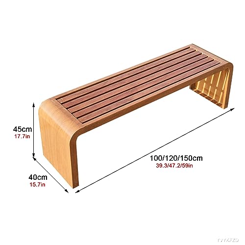 Banc de jardin extérieur sans montage YVYKFZD contre la rouille - 3