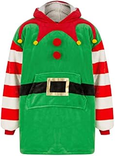 Tokyo Laundry Unisex Oversized Christmas Fleece Lined Blanket Hoodie