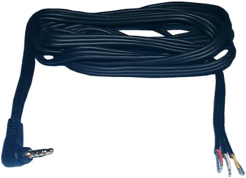 philmore ft cable blindado ángulo recto de 35mm chapado en oro conector de audiovideo a desnuda y estañado extremo 423546