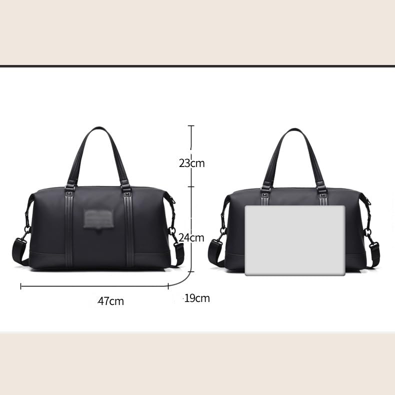 Large Travel Duffel Bag, Dry Wet Separation Waterproof Sports Gym Bags with2