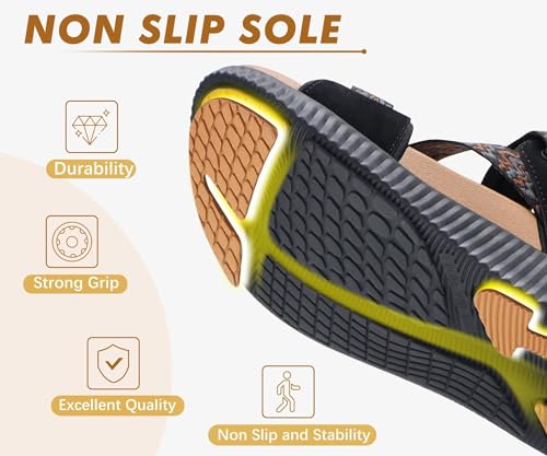 KuaiLu Womens Orthopedic Walking Sandals with Arch Support Recovery Cushion by KuaiLu - Used condition - Image 7