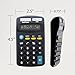 BAZIC Products 8 Digit Pocket Size Calculator, Dual Power Solar & Battery, LCD Display, Mini Small Basic Standard Function Calculators, Black Color, 1-Pack