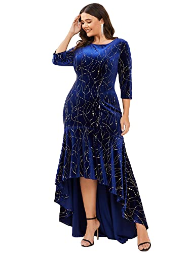 Robe moulante en velours vert foncé idéale pour vos soirées de gala