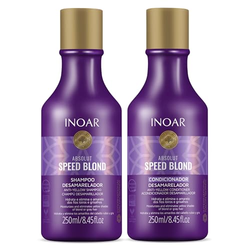 Inoar, Speed Blond Kit Duo – Shampoo e Condicionador Matizador co...