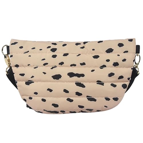 Everyday Lightweight Puffer Crossbody Bag – Soft Quilted Nylon, Adjustable Strap, Compact Travel Bag