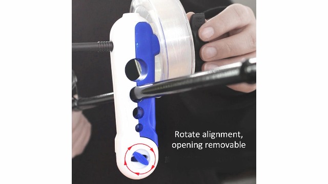 Enrouleur De Ligne De Pêche Réglable – Rapport 1:7, Pour Bobines Jusqu'à 6,5 Cm, Compact Et Puissant