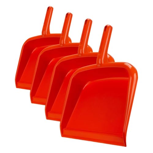 Image of Carlisle FoodService Products Sparta Plastic, 10 Inches, Orange (Pack of 4)