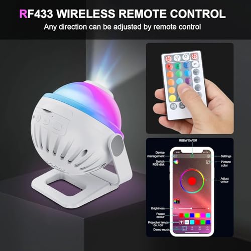 Fipka-Smart-Galaxy-Projection-Night-Light-11-Planetarium-Galaxy-Star-ProjectorBluetooth-SpeakerApp-controlled-for-bedroom-Gift-for-Kids-Birthdays-Valentines-Day-and-Christmas