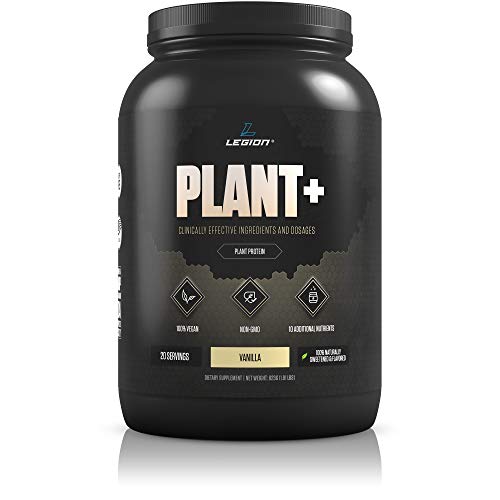 Legion Plant+ Vegan Protein Powder, Vanilla - Rice and Pea, Plant Based Protein