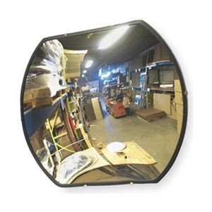 Vision MetalizersOutdoor Acrylic Rectangular Convex Mirror -Security Mirror for Retail Stores and Warehouses - Acrylic Mirror for Blind Spots - Ideal for Low Ceilings - 18″ X 26″