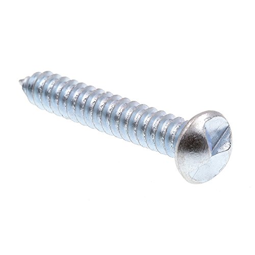 Prime-Line 9028100 Sheet Metal Screw, One Way, #14 X 1-1/2 in, Zinc Plated Steel, Pack of 100 by PRIME-LINE - Used condition - US$5.54
