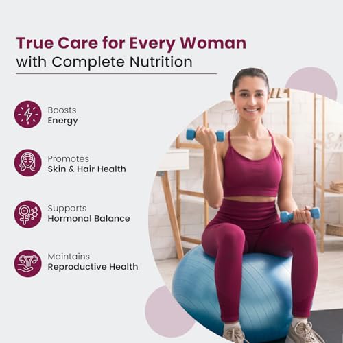 Image of Neuherbs Multivitamin Tablets for Women 60 Count | True Vitamin Women Multivitamin with Vitamin C, B12, D, Iron, Zinc & Magnesium | Supports Energy, Skin, Hair & Overall Health