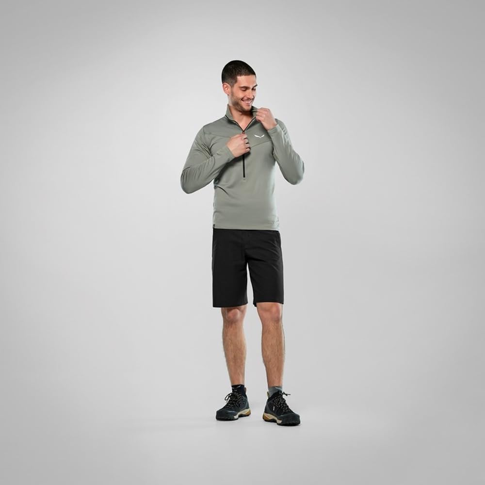 Salewa Puez Cammino Polarlite - Giacca da uomo in pile con mezza zip (confezione da 1)