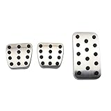 MYMOCCY No Drill Accelerator Gas Brake Pad Cover Cap Compatible with Honda CR-V CRV Civic Accord Odyssey Accessories Anti-Slip MT Pedal