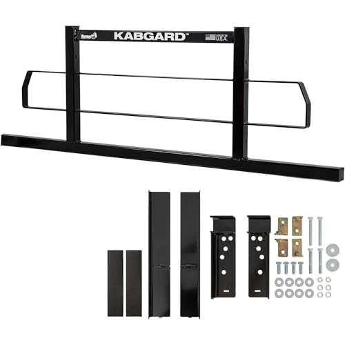 Image of 69 inch Kabgard Heavy-Duty Steel Pickup Truck Headache Rack and 21 inch Truck Toolbox Mounting Brackets, Made in The USA, Cab Rack for Trucks