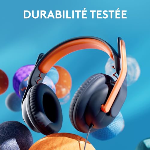 Casque avec microphone Logitech Zone Learn filaire Windows MacOS Android pour enfant - 5