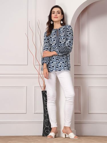 Stylum Women's Floral Printed Cotton Top