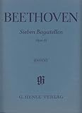 BEETHOVEN - Bagatelas Op. 33 para Piano (Urtext)