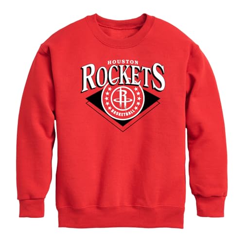 Junk Food NBA - Houston Rockets Court Classic Kids Crewneck Red