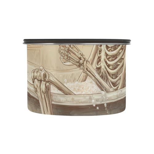 Recipiente de almacenamiento para café de acero inoxidable 17oz