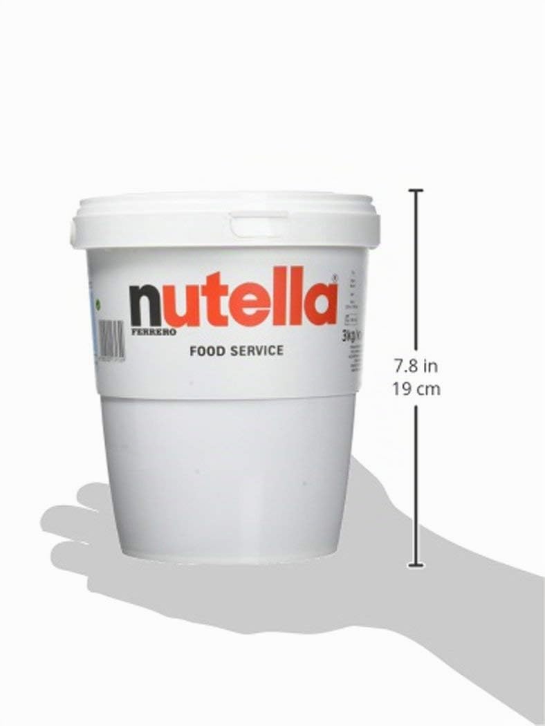 Ferrero nutella big family eimer, 3 kg (packung mit 2)