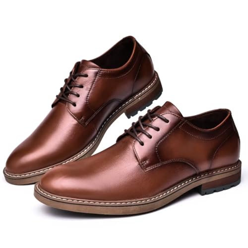 Image of Arkbird Mens Dress Shoes, Lace Up Leather Oxford