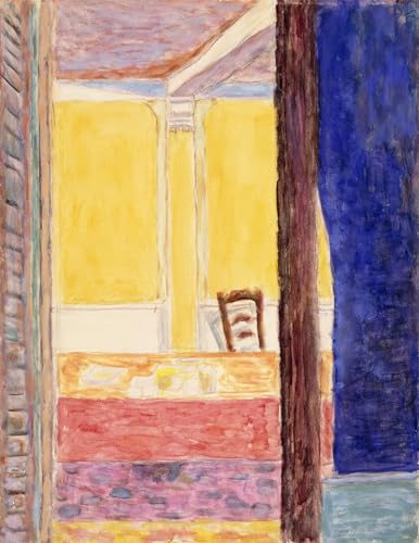 Cuadro Casa del pintor en Le Cannet de Pierre Bonnard, arte emocional para dormitorio, 60x90cm