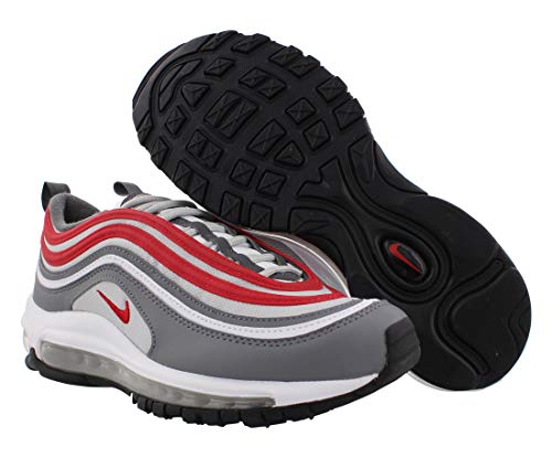 Nike Air Max 97 Boys Shoes Size 6, Color: Smoke Grey/University Red2