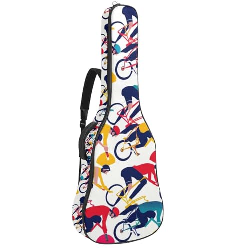 Sac à dos pour guitare acoustique léger avec 2 poches de rangement