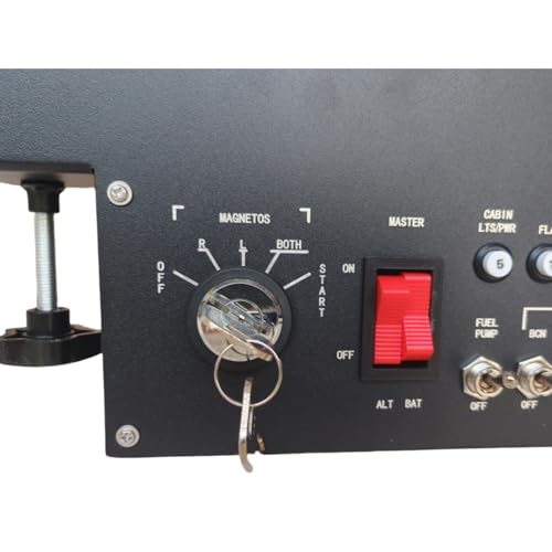 Meza-With desk mount Ignition Panel for Flight Simulator game MSFS2020, X-Plane for a Home Cockpit or Standalone use on a Desk - Image 6