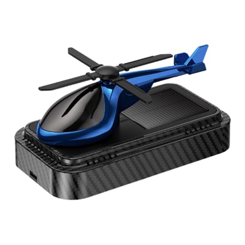 Aromaterapia giratoria para coche, decoración creativa de helicópteros solares para coche, ambientadores para el hogar y el coche, accesorios de decoración interior