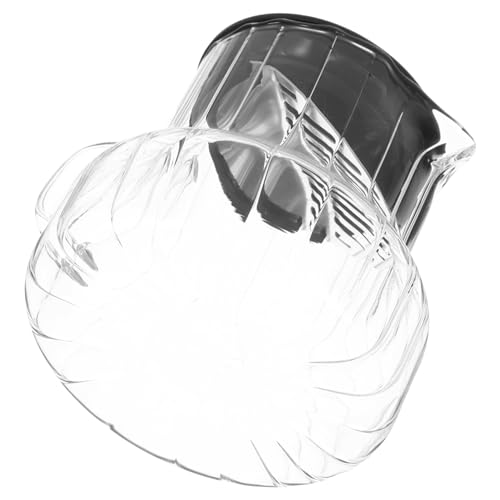 COLLBATH Jarra de Vidrio Rayas de Cafetera de Vidrio Transparente para Preparar Café y Servir Bebidas Frías Casa