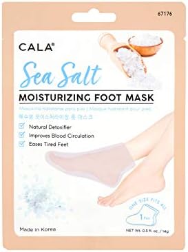 Cala Sea salt moisturizing foot mask 3 count, 3 Count