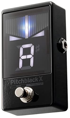 Korg - PB-X Pitchblack X Series - Chromatic Guitar/Bass Pedal Tuner - Black