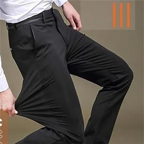Moonighty Men's High Stretch Classic Pants, Men's Modern-Fit Comfort Stretch Performance Pant Classic Pants3