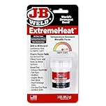 J-B Weld 37901 ExtremeHeat High Temperature Resistant Metallic Paste - 3 oz, Grey