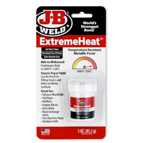 J-B Weld 37901 ExtremeHeat High Temperature Resistant Metallic Paste - 3 oz by J-B Weld - Used condition - US$6.90