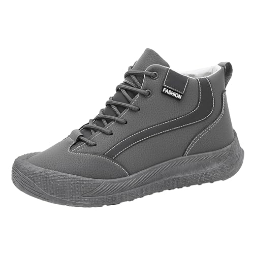 Botas Chelsea 2026 para hombre, para exteriores, invierno y versátiles, gruesas, informales, para deportes, gris, 39 1/3 EU