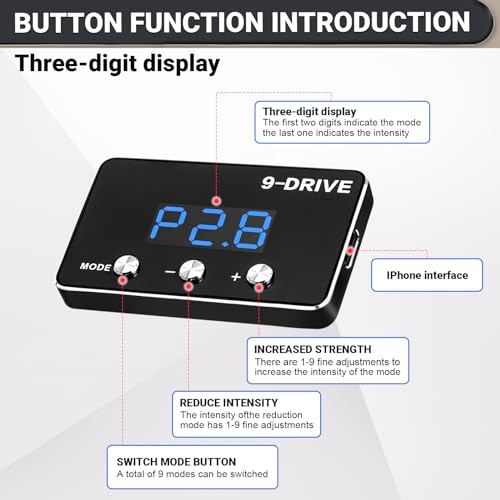 image for HOOTO Throttle Response Controller 9 Drive Mode, 9 Drive Throttle Cont