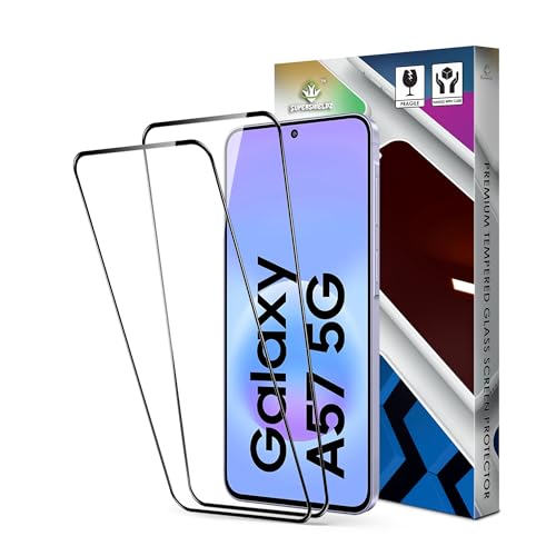Image of Supershieldz Youtuber's Choice Series Tempered Glass Screen Protector Guard for Samsung Galaxy A57 - 2 Pack