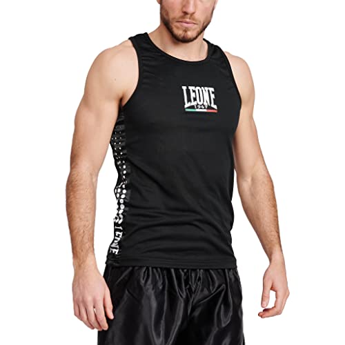 LEONE 1947, Chaleco De Boxeo, Negro, S, AB726