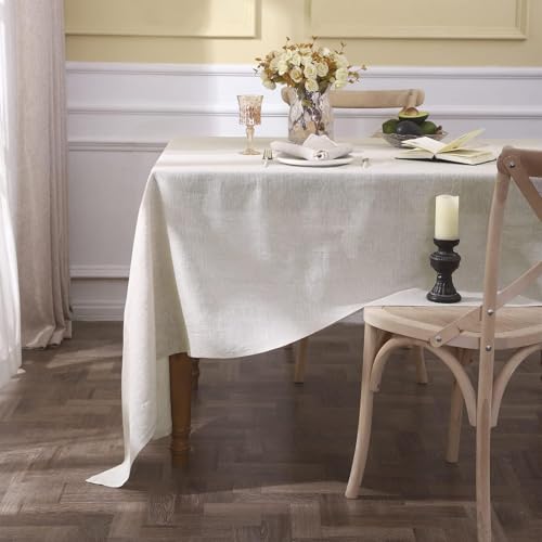 Nappe texturée 100% lin Simple&Opulence décoration table salle à manger - 8