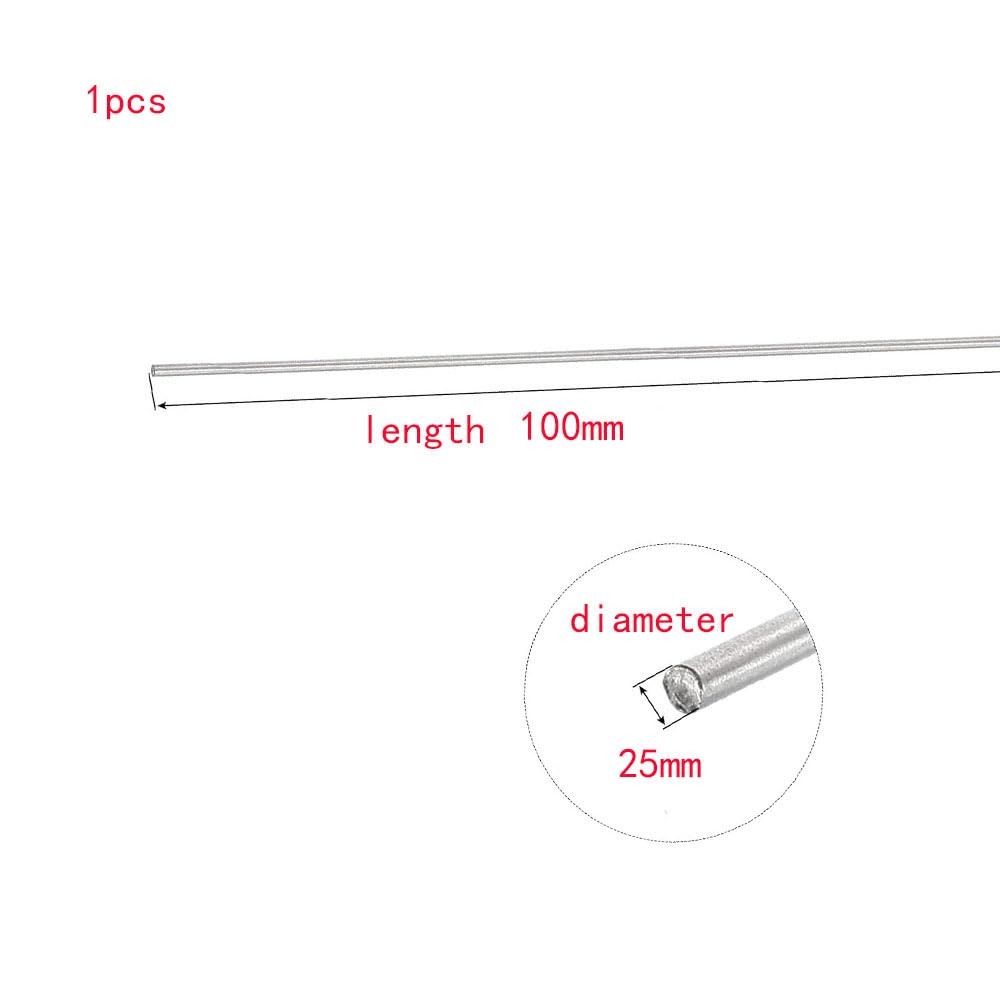 Pręt tytanowy-TA2 Samodzielnie wykonany kuty i laboratoryjny pręt tytanowy o długości 100 mm,Diameter 25mm