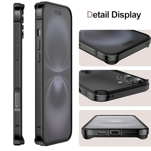 Écran iPhone 16 brisé évité grâce à la coque bumper alu et verre HD - 7