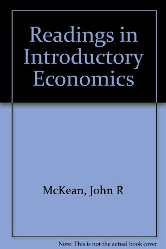 Readings in Introductory Economics