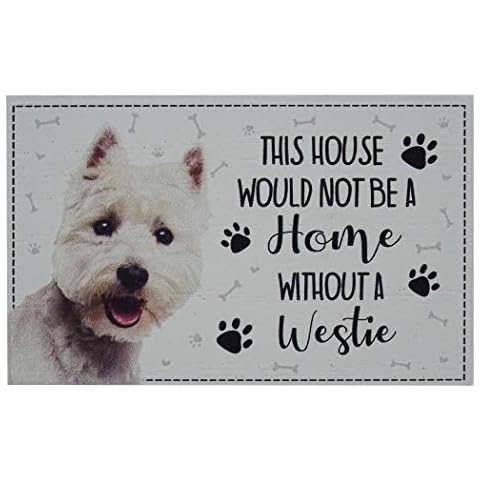 Westie Fridge Magnet with Dog Breeds Cover